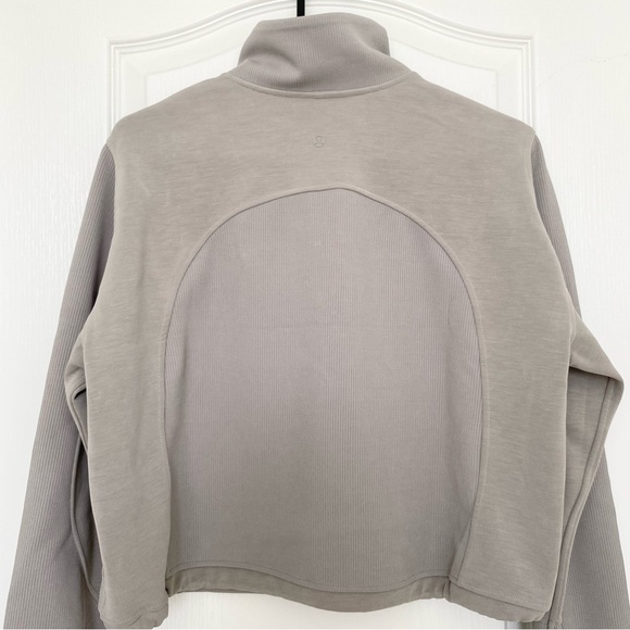 Lululemon Brushed Softstreme Ribbed Half Zip - Picture 8 of 9